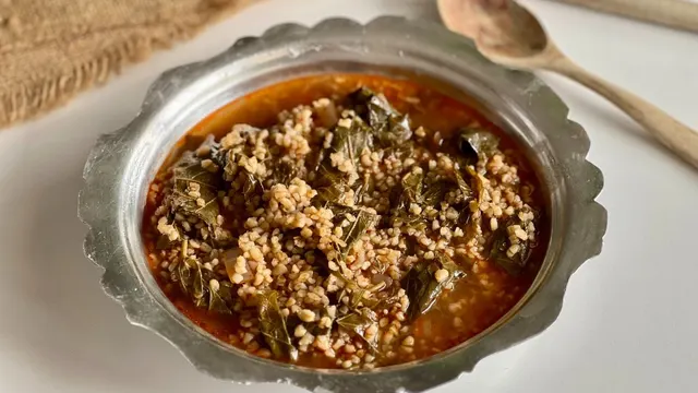 Antep Işgın Yemeği (Yaprak Aşı)